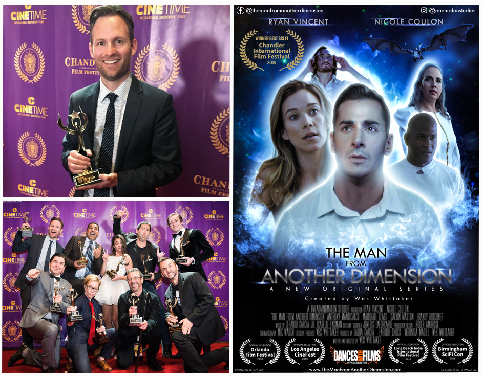 Winner Best Sci-Fi Chandler International Film Festival Director Wes Whittaker 2019